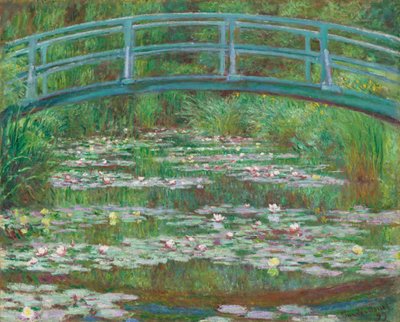 Den japanske gangbro af Claude Monet