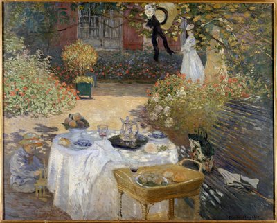 Frokosten, Monets have i Argenteuil af Claude Monet