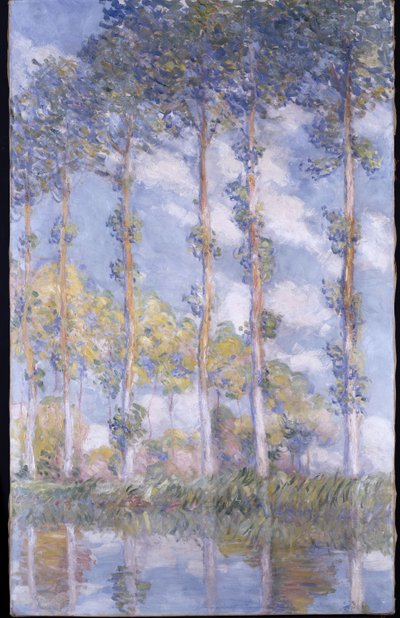 Poplerne af Claude Monet