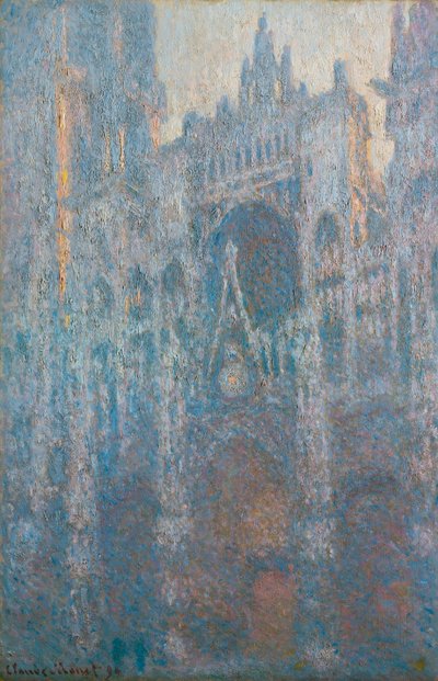 Portalen til Rouen-katedralen i morgenlys, 1894 af Claude Monet