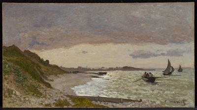 Kysten ved Sainte-Adresse af Claude Monet