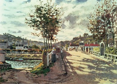 Seinen ved Bougival af Claude Monet