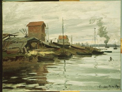 Seinen ved Petit-Gennevilliers, 1872 af Claude Monet