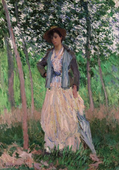 Barnevognen (Suzanne Hoschedé), 1887 af Claude Monet