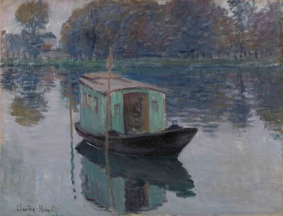 Studiebåden, 1874 af Claude Monet