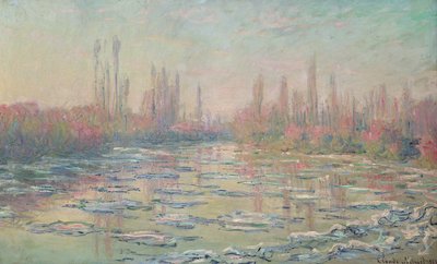 Tø på Seinen, nær Vetheuil, 1880 af Claude Monet