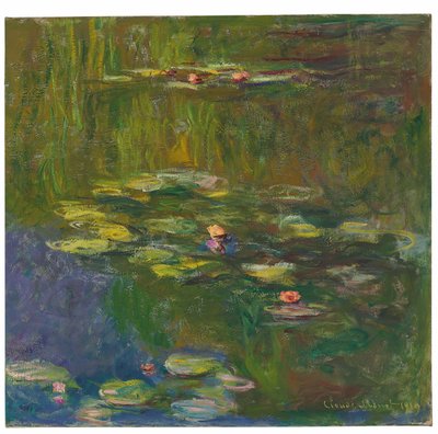 Åkandedammen, 1919 af Claude Monet