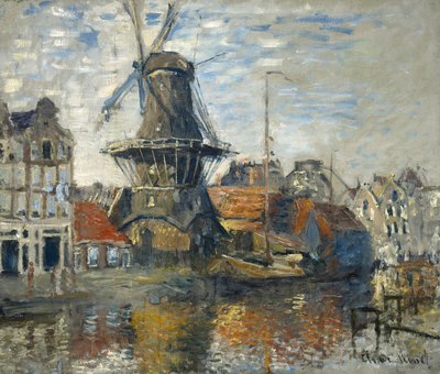 Vindmøllen, Amsterdam, 1871 af Claude Monet