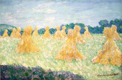The Young Ladies of Giverny, Sun Effect, 1894 af Claude Monet
