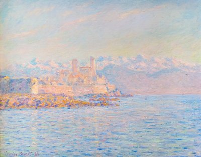 Det gamle fort ved Antibes af Claude Monet