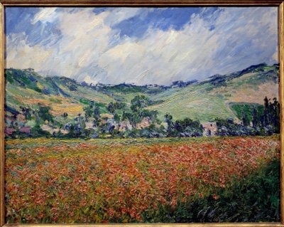 Valmuemarken af Claude Monet