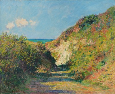 Den sunkne sti, 1882 af Claude Monet