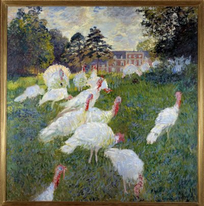 Kalkuner (Udsigt over slottet Rottembourg i Montgeron) Maleri af Claude Monet (1840-1926) 1877 Søn. 1,74x1,72 m Paris, Musee d