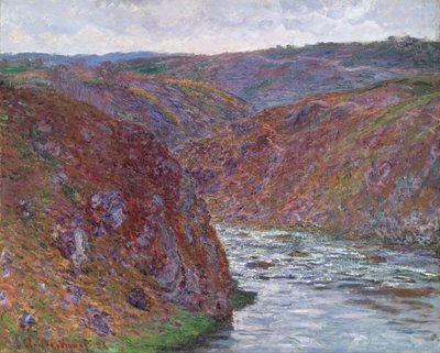 Creuse -dalen (grå dag) af Claude Monet