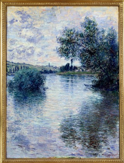 Vetheuil-maleri af Claude Monet (1840-1926) 1879 søn. 0,8x0,6 m Rouen, musee des Beaux Arts af Claude Monet