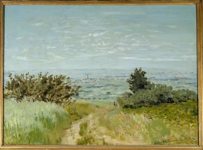 Udsigt fra sletten til Argenteuil, Sannois skråninger i 1872. Maleri af Claude Monet (1840-1926) af Claude Monet