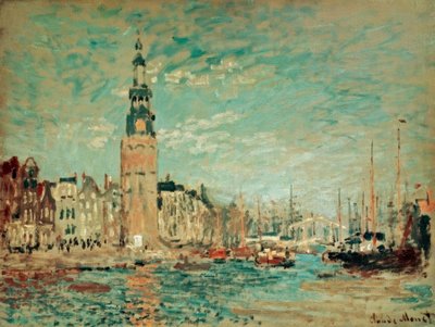 Udsigt fra Montalban Tower, Amsterdam af Claude Monet