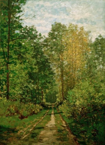 Skovsti af Claude Monet