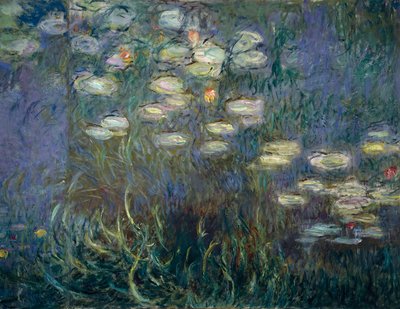Åkander (detalje) (olie på lærred) af Claude Monet