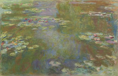 Åkandedam, 1917-19 af Claude Monet
