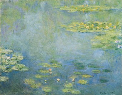 Åkander (olie på lærred) af Claude Monet