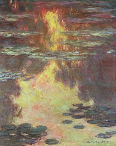 Åkander, 1907 af Claude Monet