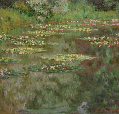 Åkander eller åkandammen (Nymphéas) 1904 (olie på lærred) af Claude Monet