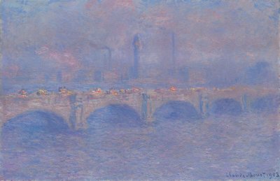 Waterloo Bridge, Sollyseffekt af Claude Monet