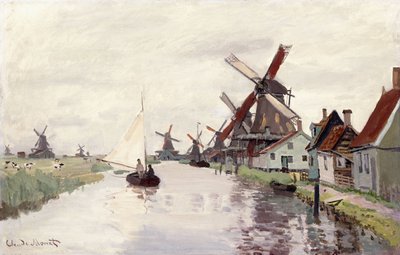 Vindmølle i Holland, 1871 af Claude Monet
