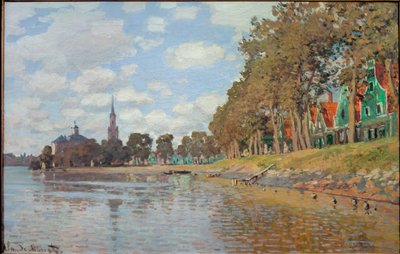 Zaandam (Holland) af Claude Monet