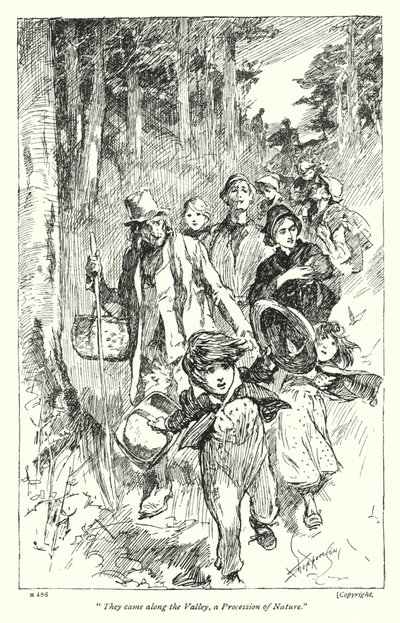 Illustration til Disraelis Coningsby (litho) af Claude Shepperson