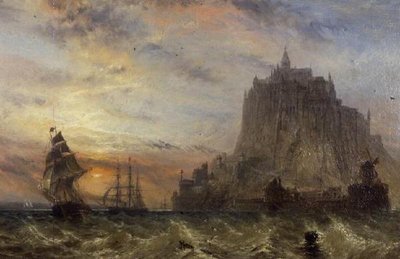 Mont St. Michel, Normandiet af Claude T. Stanfield Moore