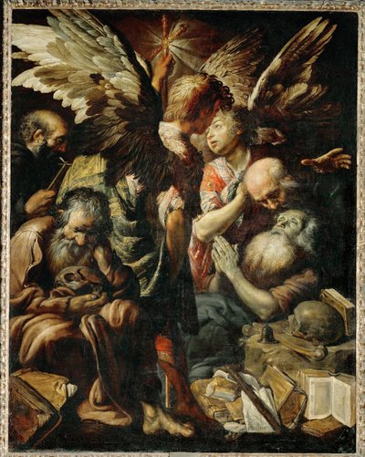 La mort de Saint Antoine - Den hellige Antonius