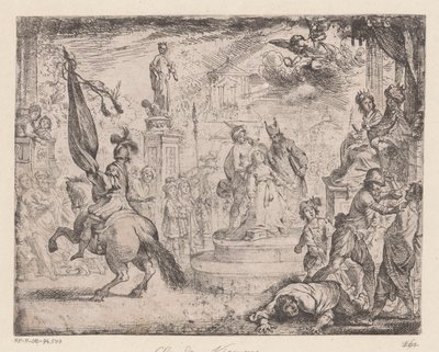 Sankt Katarinas martyrium af Claude Vignon