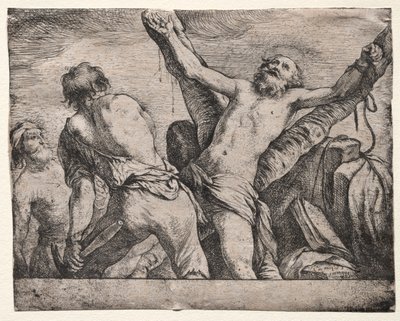 St. Andrews martyrium af Claude Vignon