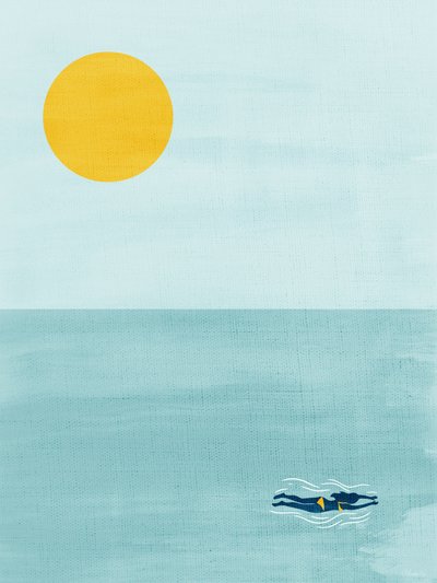 Ocean Sun-svømmer af Claudia Spano'