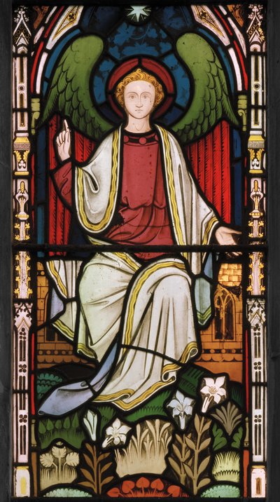 Angel At The Tomb, ca. 1866 (farvet glas) af Clayton and Bell Clayton and Bell