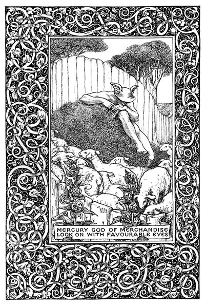 Frontispice til The Field of Clover, 1899. af Clemence Housman