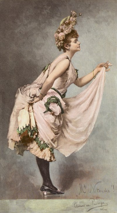 Mlle Nitouche (farvelitografi) af Clemens von Pausinger
