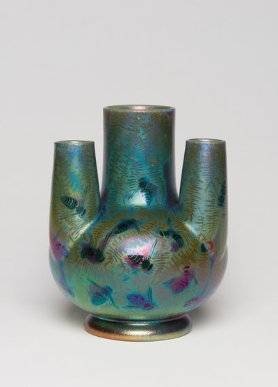 Vase, ca. 1900 (glaseret lertøj) af Clement Massier