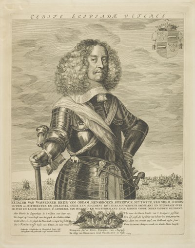 Jacob van Wassanaer, slutningen af det 17. århundrede (gravering) af Clement de Jonghe