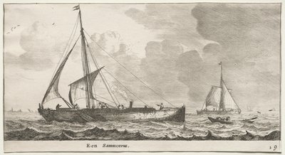 Forskellige skibe og udsigter over Amsterdam (Verscheÿde Schepen en Gesichten van Amstelredam), del II: En købmand af Clement de Jonghe