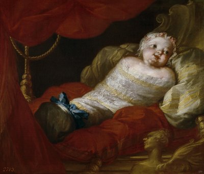 Infanta Isabella af Bourbon, prinsesse af Napoli af Clemente Ruta