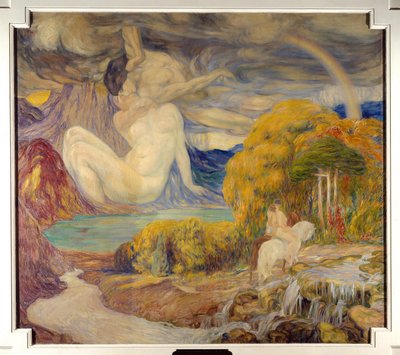Radioaktivitet, magnetisme Maleri af Helene Dufau (1869-1939) Paris fra det 20. århundrede. af Clementine Helene Dufau