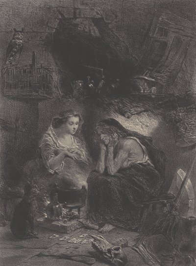 The Potion, 1860. af Célestin Nanteuil