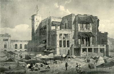 Residency forfra, Lucknow, After the Relief, c1858, 1901. af Clifford Henry Mecham