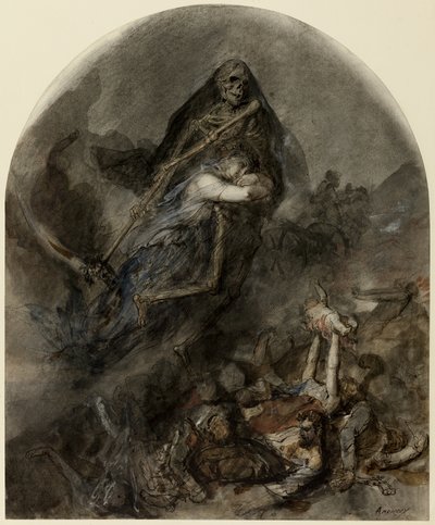 Allegori om døden af Clément Auguste Andrieux