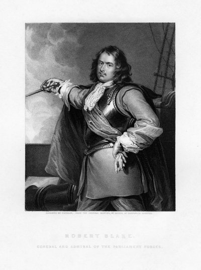 Robert Blake, engelsk admiral, 1836 af Cochran