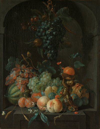 Stilleben med frugt af Coenraet Roepel