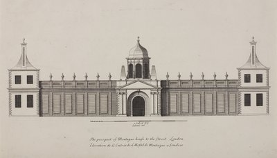 British Museum, Holborn, c.1750dani af Colen Campbell